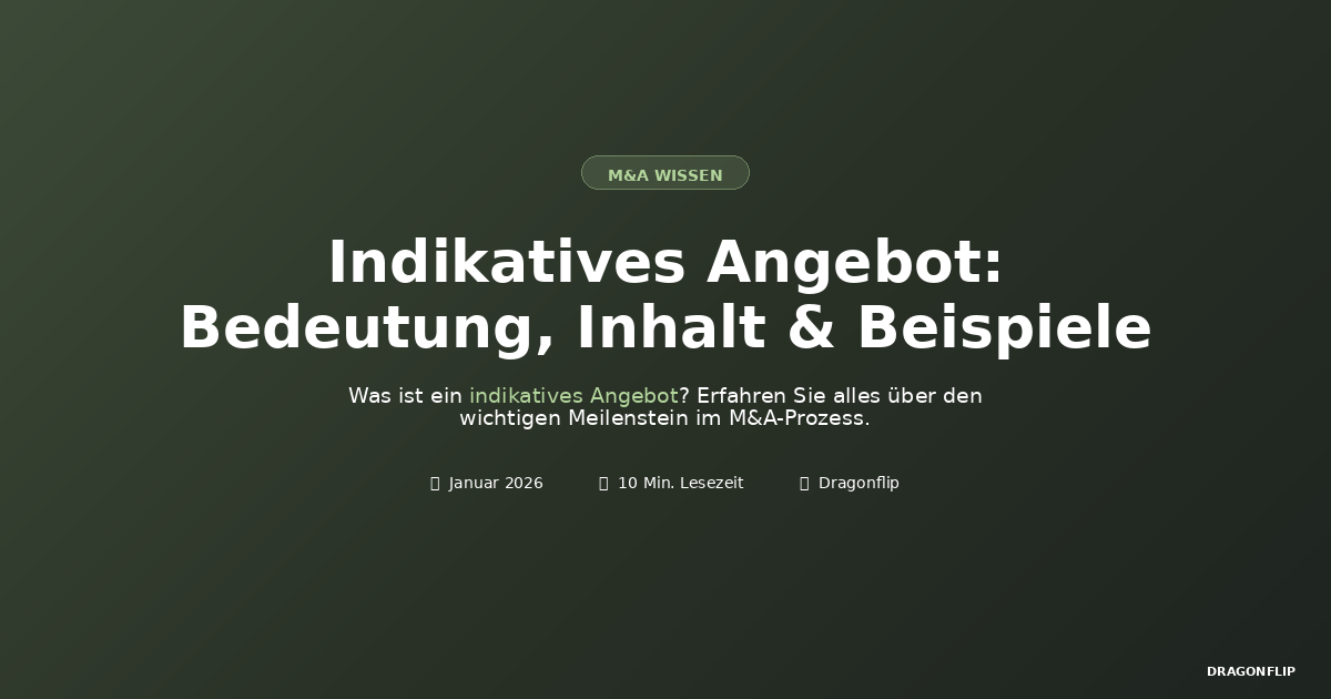 Indikatives Angebot